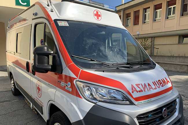 ambulanza posteggio ospedale domodossola