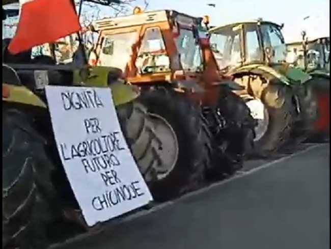 biella protesta agricoltori a