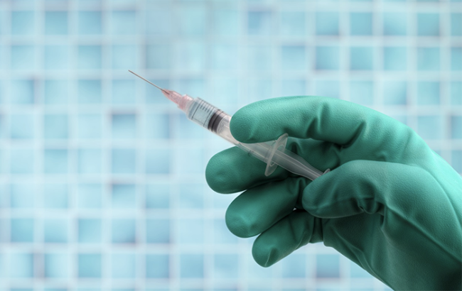 covid siringa guanto verde