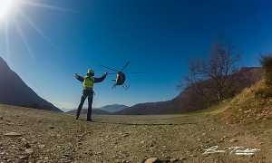 elicottero atterraggi soccorso sole