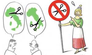 italia unita vognetta