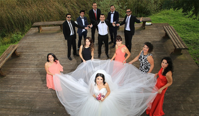 matrimonio sposa testimoni coda
