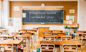 riapertura scuola 20 classe scritta