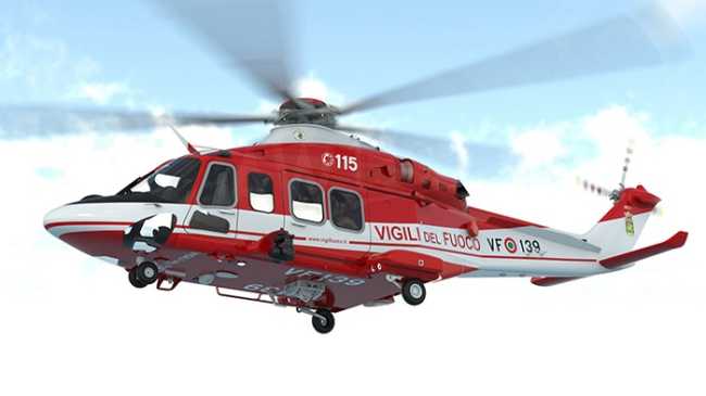vigili del fuoco elicottero