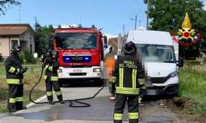 vigili del fuoco infortunio lavoro salussola