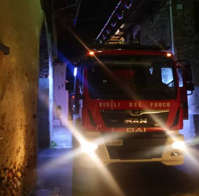 vigili del fuoco notte botte