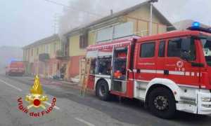 vigili del fuoco santhia incendio alloggio n