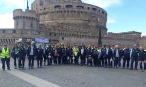 volontari prot civile roma rientro