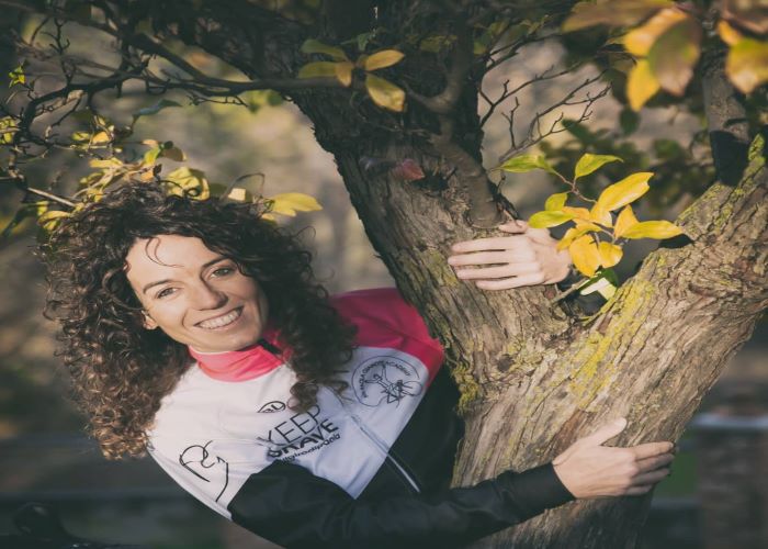 Paola Gianotti testimonial delle associazioni ambientaliste del suo territorio