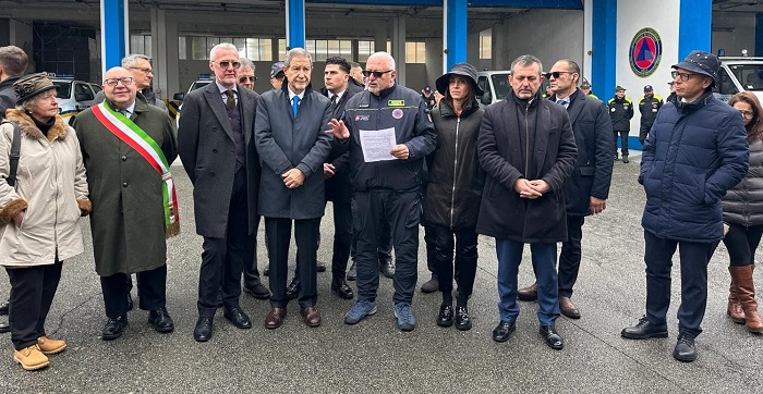 Bagno di folla per il ministro Musumeci a Biella