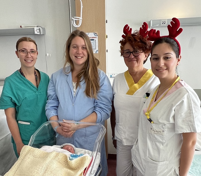 All’ospedale di Biella Luigi in dono nel giorno di Natale