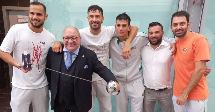 Gli azzurri della sciabola protagonisti a Biella