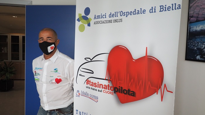 Il pilota Pier Angelo Tasinato lancia una campagna di raccolta fondi per l'ospedale di Biella