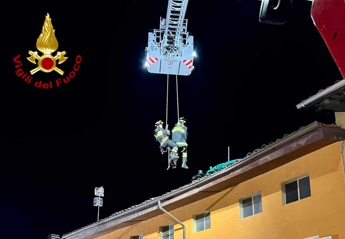 Pioggia e vento fanno danni nel Biellese