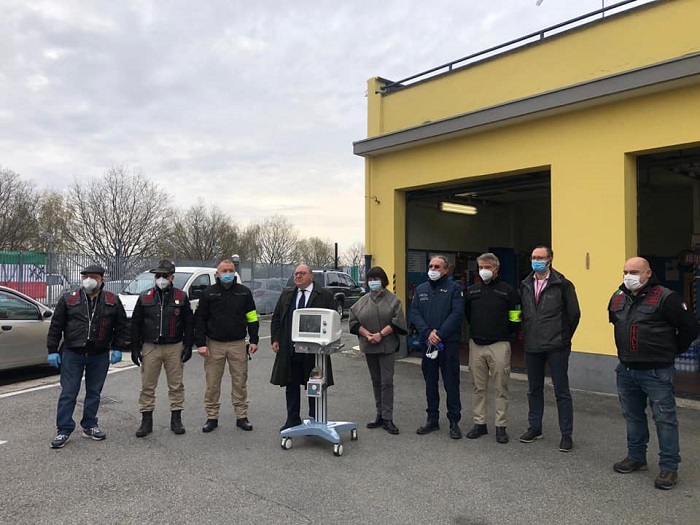 Quattro respiratori donati all'ospedale di Biella
