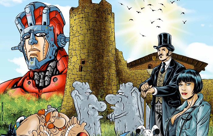 Fumetti nell'antico Ricetto di Candelo