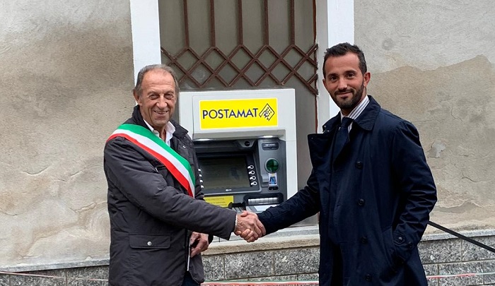 Sportello Postamat attivo a Dorzano