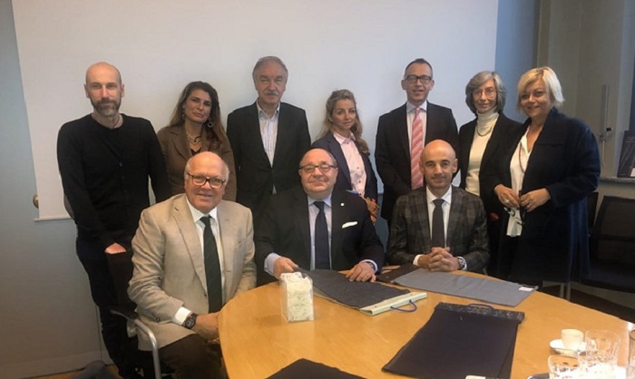 Città di Biella in visita al lanificio Vitale Barberis Canonico