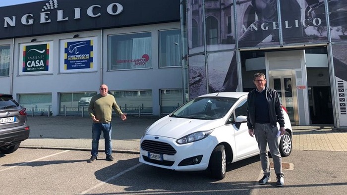 Angelico mette a disposizione un'auto al Comune per l'emergenza Covid-19