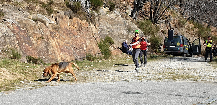 Riprese con unità cinofila e 20 tecnici le ricerche del runner disperso da una settimana in Valle Cervo